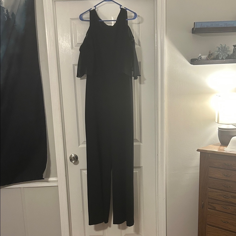 Connected Apparel Black Jumpsuit